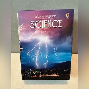 Usborne Beginners Science Book Box Set Space Weather Body Volcanoes Planets NEW